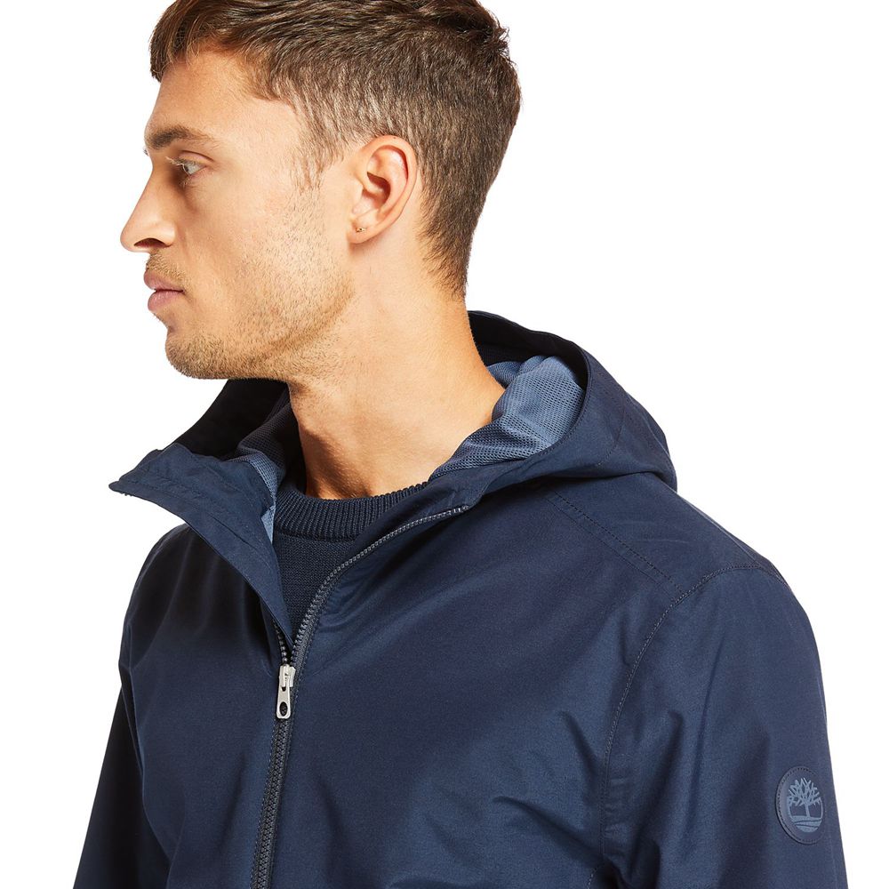 Timberland Mens Jackets Ragged Mountain Waterproof - Navy - India EX8195420